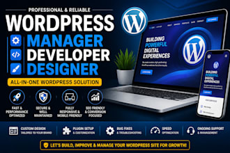 wordpress manager wordpress developer wordpress designer