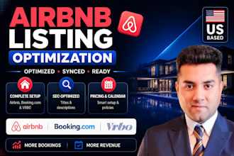 set up and optimize your vacation rental on airbnb, vrbo, bookingcom