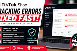 fix tiktok shop tracking errors, shipping issues and delivery failures