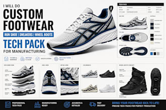 do custom footwear run shoe tech pack sneakers wheel boots for manufacturing
