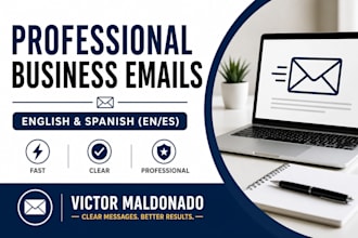 professional emails in english and spanish