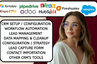 setup salesforce airtable crm hubspot crm zoho pipedrive freshsales odoo crm