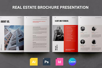 design presentation brochure guide for real estate investment property marketing