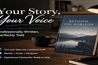 be memoir autobiography nonfiction fiction novel biography ebook ghostwriter