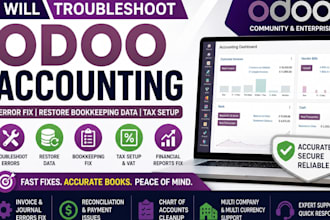 troubleshoot odoo accounting error fix restore bookkeeping data and tax setup