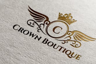design luxury royal and heraldic crest logo