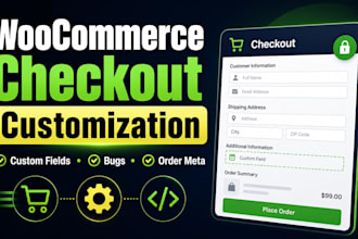 customize woocommerce checkout fields and fix checkout issues