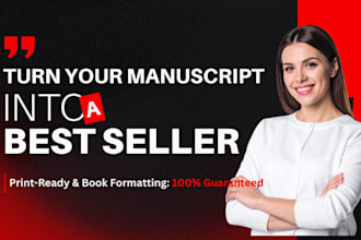 do book formatting and editing for amazon KDP