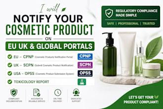review or notify your cosmetic product on eu uk cpnp scpn opps mocra fda portal