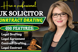 be your UK solicitor, legal contract, legal agreement and contract drafting