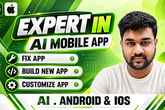 develop ai mobile app development, android IOS app