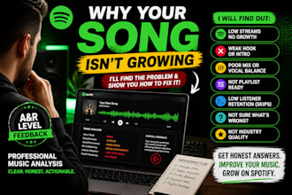 analyze why your spotify song is not getting streams