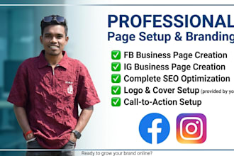 professionally setup your facebook and instagram business pages