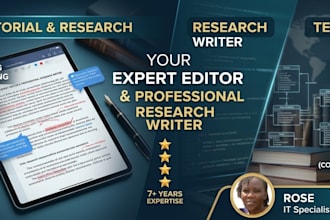 your expert editor and professional research writer