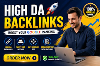 high da manual SEO backlinks for google ranking