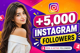 get instantly 5,000 instagram followers organically