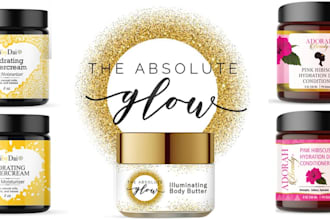 design feminine skin care cosmetic logo or product packaging and label design