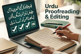 do professional urdu proofreading and editing