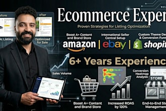 manage and grow your ecommerce store on amazon, ebay, shopify, and walmart