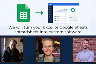 turn your excel or google sheets into a custom web app, calculator, or tool
