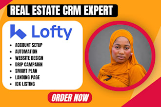 set up lofty CRM lofty website lofty automation lofty landing page lofty va loft