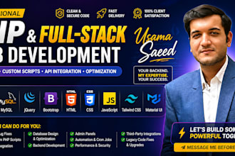 fix PHP bugs, build custom PHP scripts, and optimize your backend code