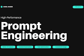 design high performance ai prompts