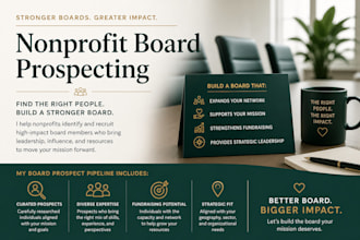 build a nonprofit board prospect pipeline