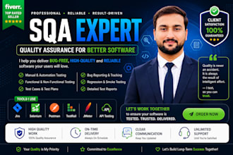 be your QA engineer to test mobile and web, bug reporting, API, test docs