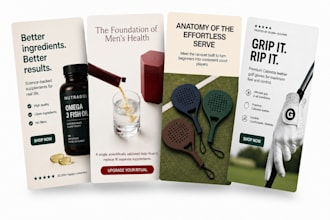 create 20 ecommerce ad creatives for meta and tiktok