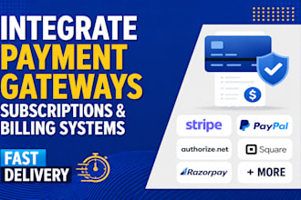 integrate payment gateways subscriptions and billing systems
