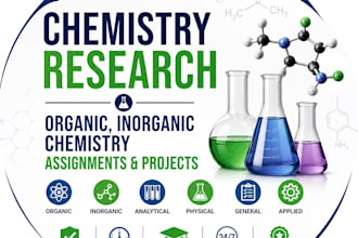 assist you in projects, tasks and virtual labs, organic and inorganic chemistry