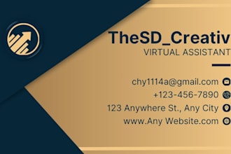 do expert ms excel data entry and canva business card design