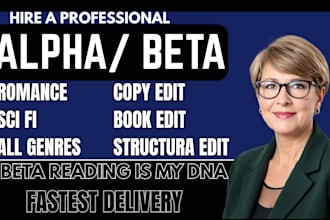 be beta reading fantasy fiction  thriller scifi  romance book