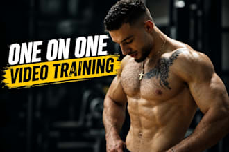 train you 1 on 1 on live camera sessions