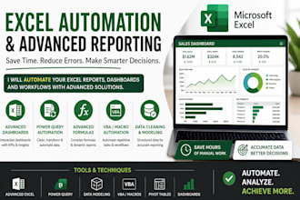 automate your excel reports, dashboards, and workflows