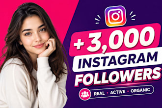 get instantly 3,000 instagram followers organically
