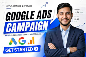 set up and manage highly profitable google ads and PPC campaigns