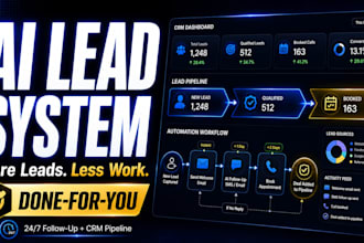 build an ai lead generation and follow up system