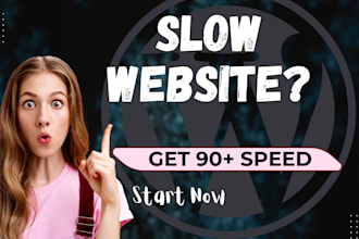 do improve wordpress website  speed and fix slow loading time