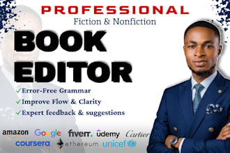 professional edit your fiction or nonfiction book manuscript