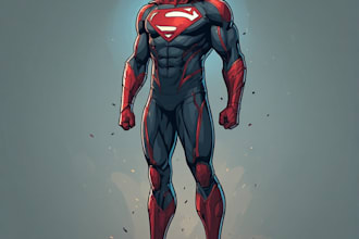 draw you as an amazing superhero