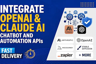 integrate openai claude ai chatbot and automation apis