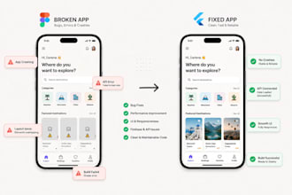 fix bugs and errors in your flutter app
