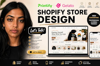 rebuild shopify store design and redesign shopify landing page shopify pod store