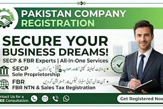 handle your pakistan company registration and secp compliances