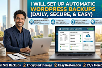 set up automatic wordpress backups daily secure offsite