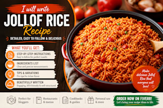 cook delicious african jollof rice for events or delivery