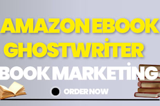 ghostwrite ebook for amazon KDP and kindle book writing