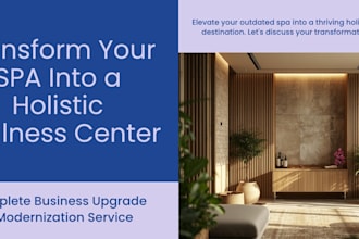 turn your outdated spa into a holistic wellness center